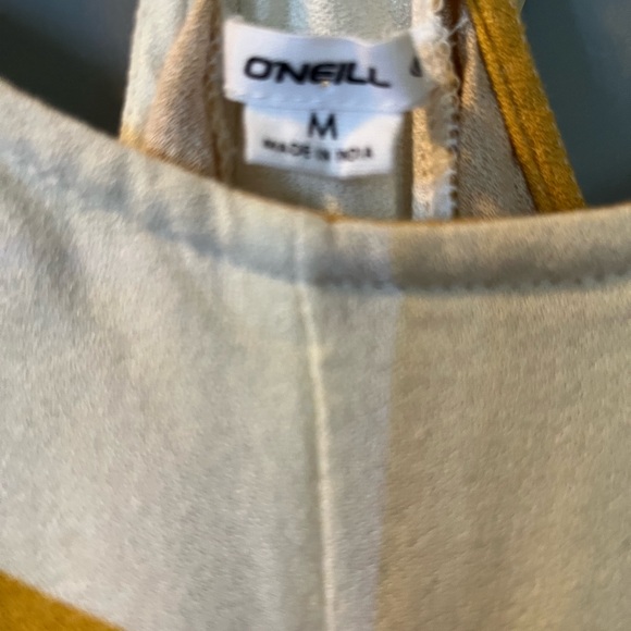 O'Neill Cream and Gold Bathing Suit Cover up - Picture 2 of 4